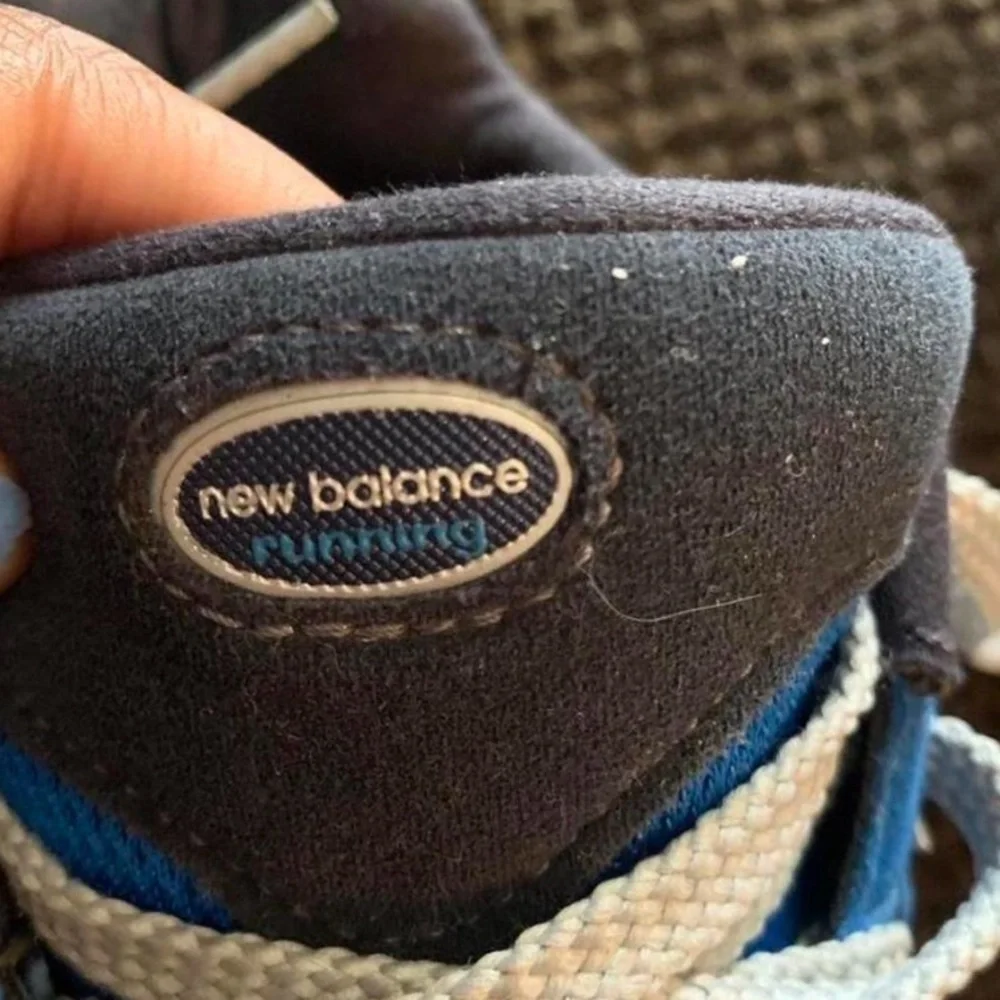 New Balance Kids Blue and Gray Sneakers
